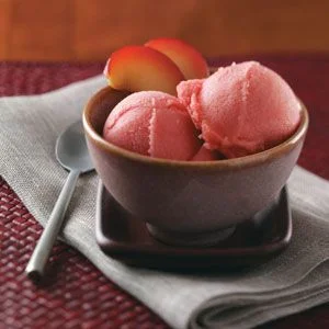 {Lemon & Plum Sorbet from tasteofhome.com}