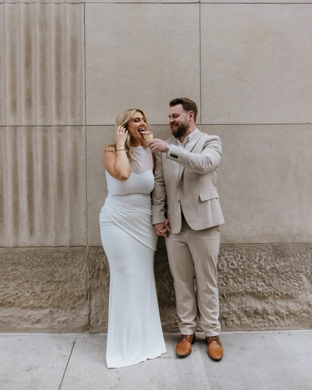 Taylor + Tom live in Detroit so we knew it was the perfect spot to capture their engagement photos. We stopped at some of their favorite hangouts and even got to spend some time at their wedding venue! 🤍 Detroit is going to be the perfect backdrop f