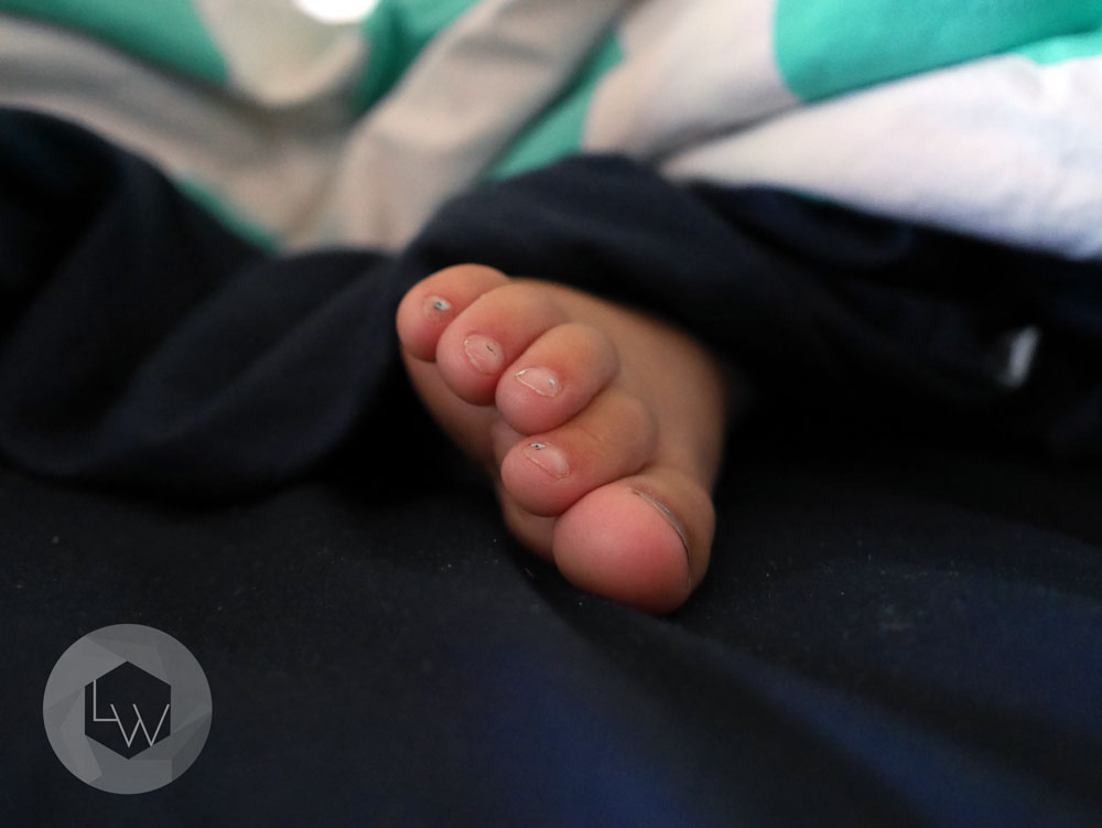 Five little toes via Lila Wolff