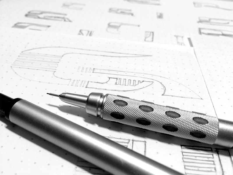 Type sketches.
