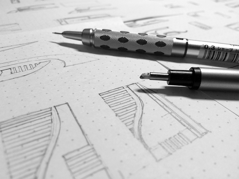 Type sketches.