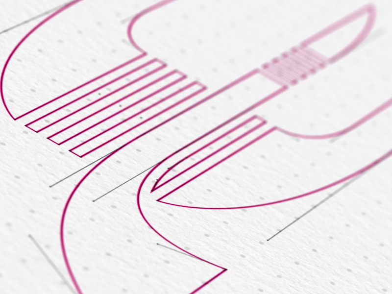 Type design detail.