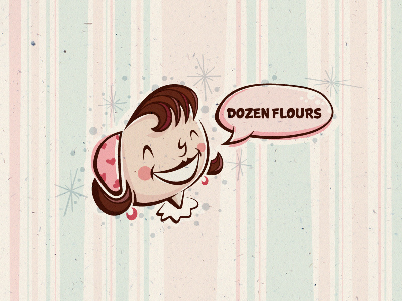 Dozen Flours secondary logo