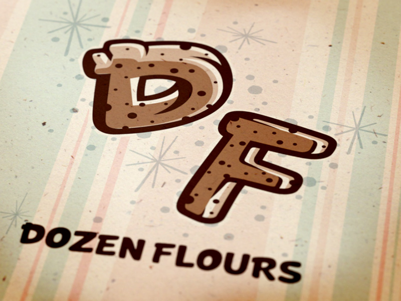 Dozen Flours secondary monogram