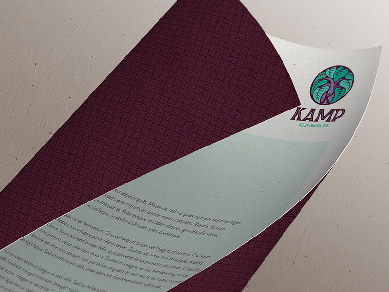 Letterhead back and front.