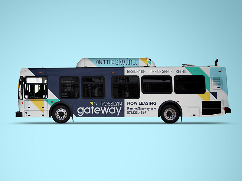 Rosslyn Gateway bus wrap