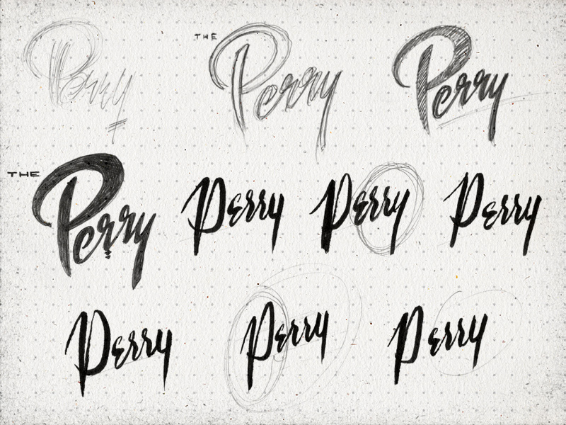 Development of hand-lettering.