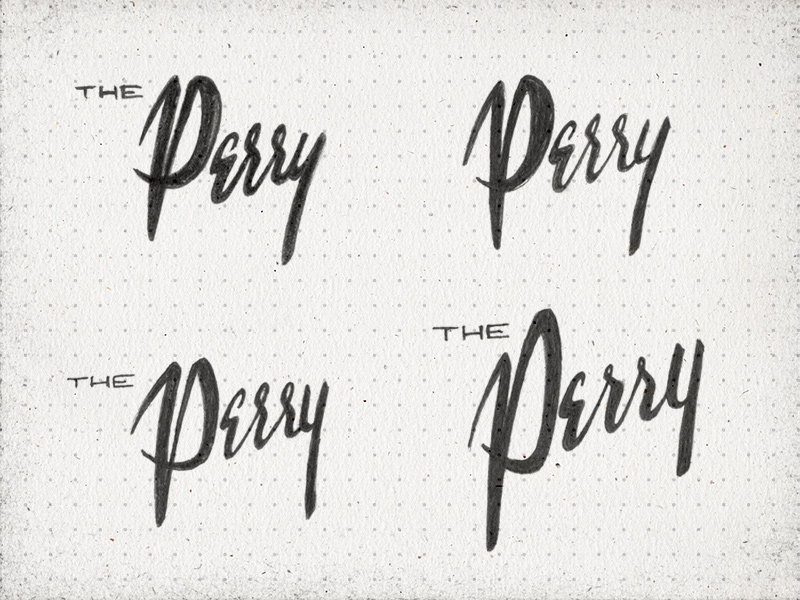 Development of hand-lettering.