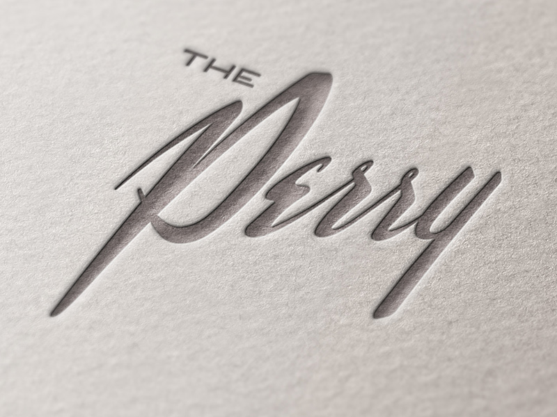 Main logo, letterpressed.