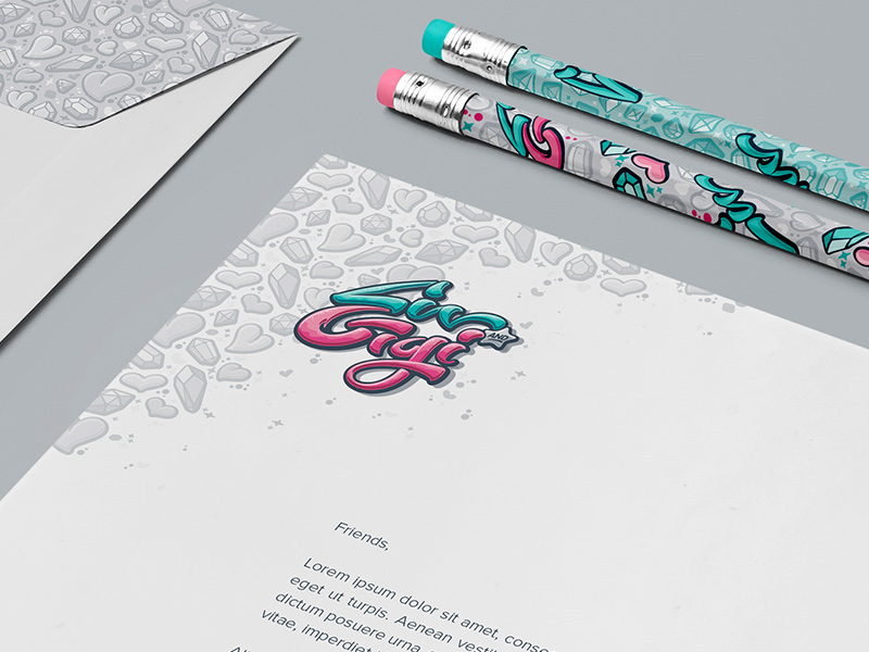 Stationery suite details