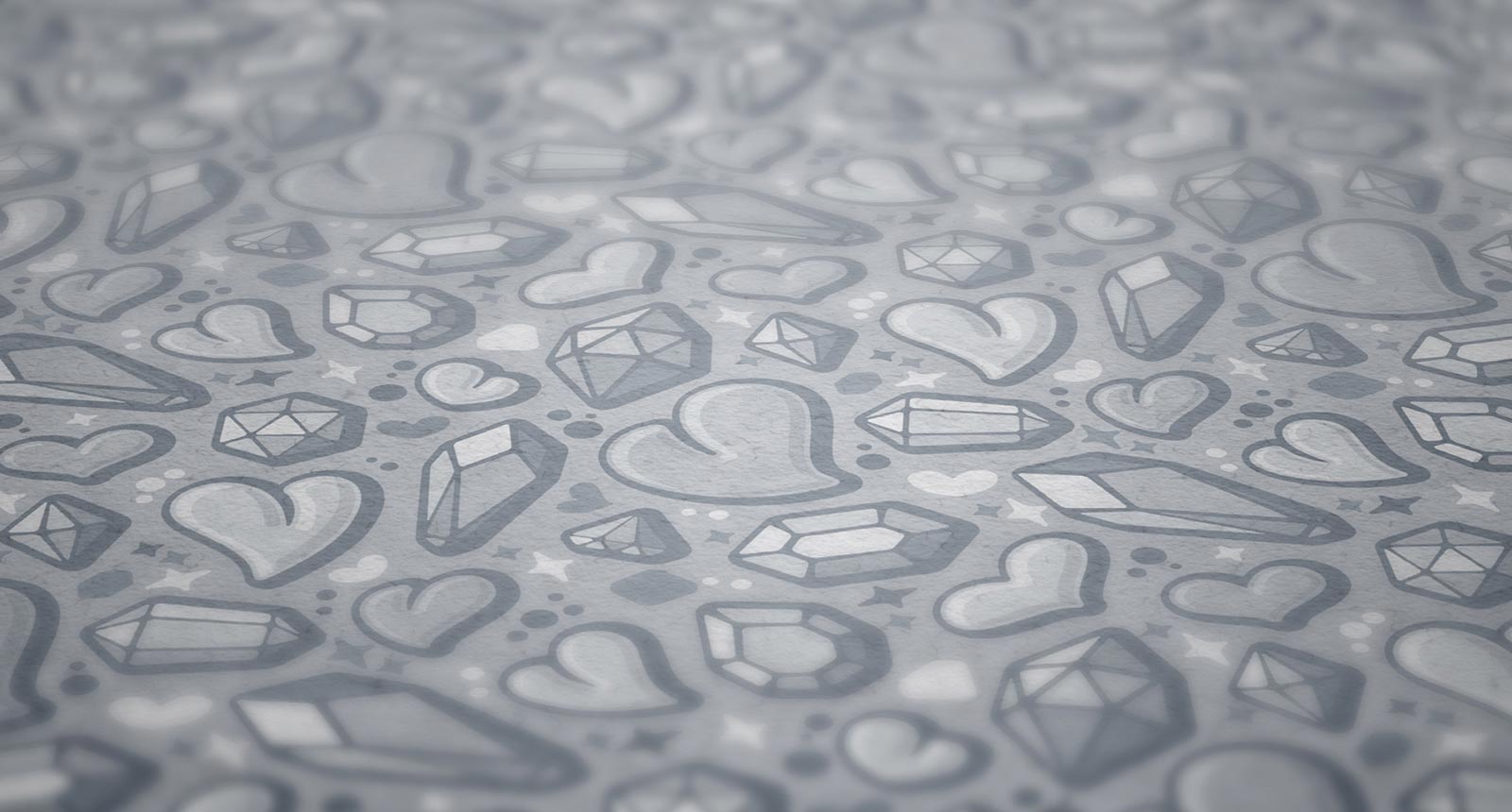 Co-branded pattern detail.
