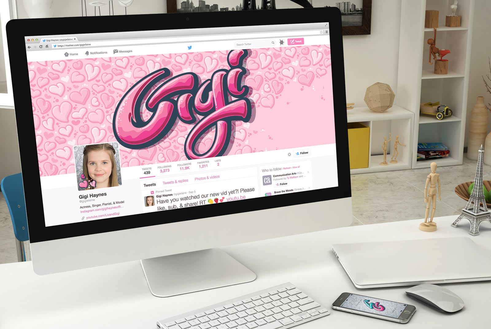 Gigi-specific Twitter feed.