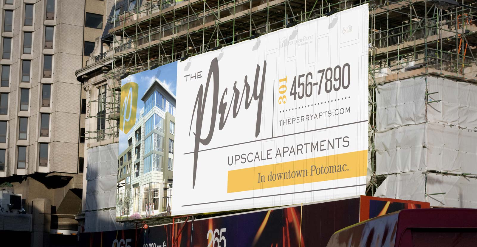 Construction banner.