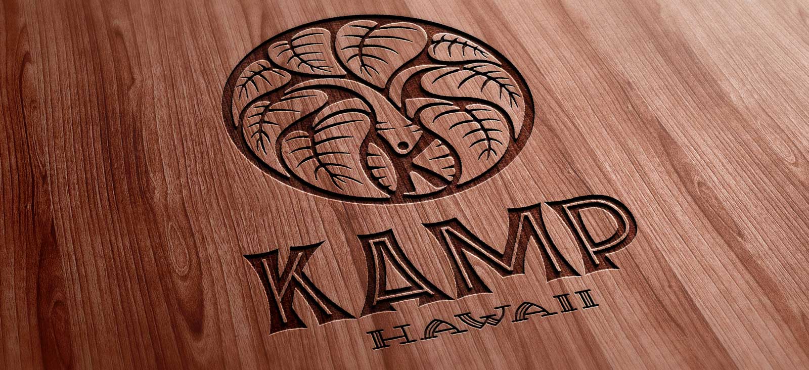 Laser-etched wood.