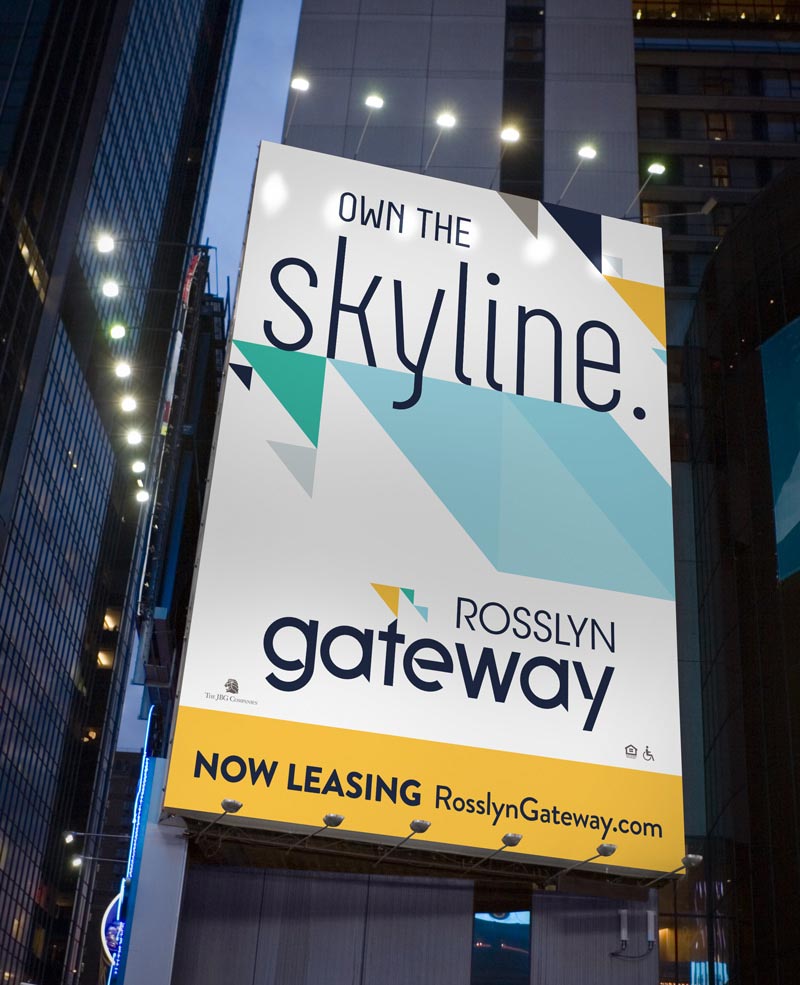 Billboard advertising.