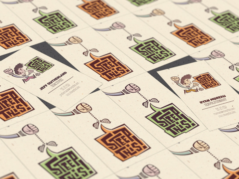 Steep This! business cards