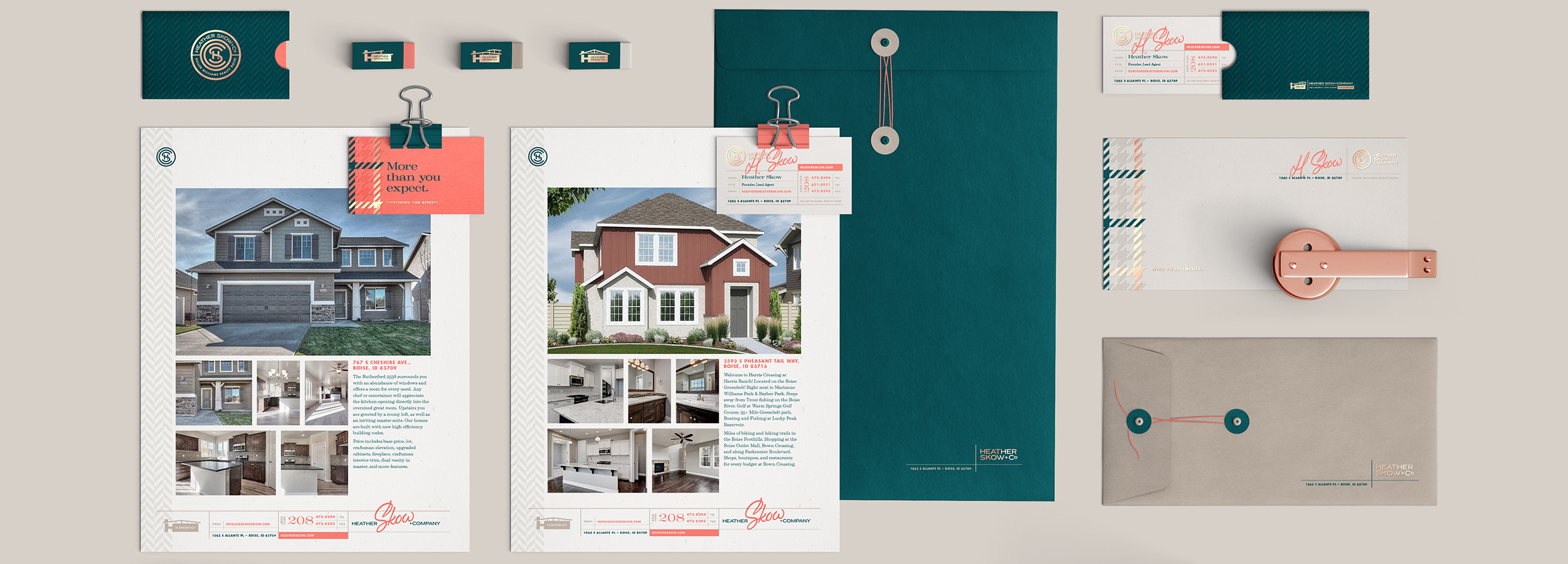 Heather Skow + Co. – Real estate brokerage branding