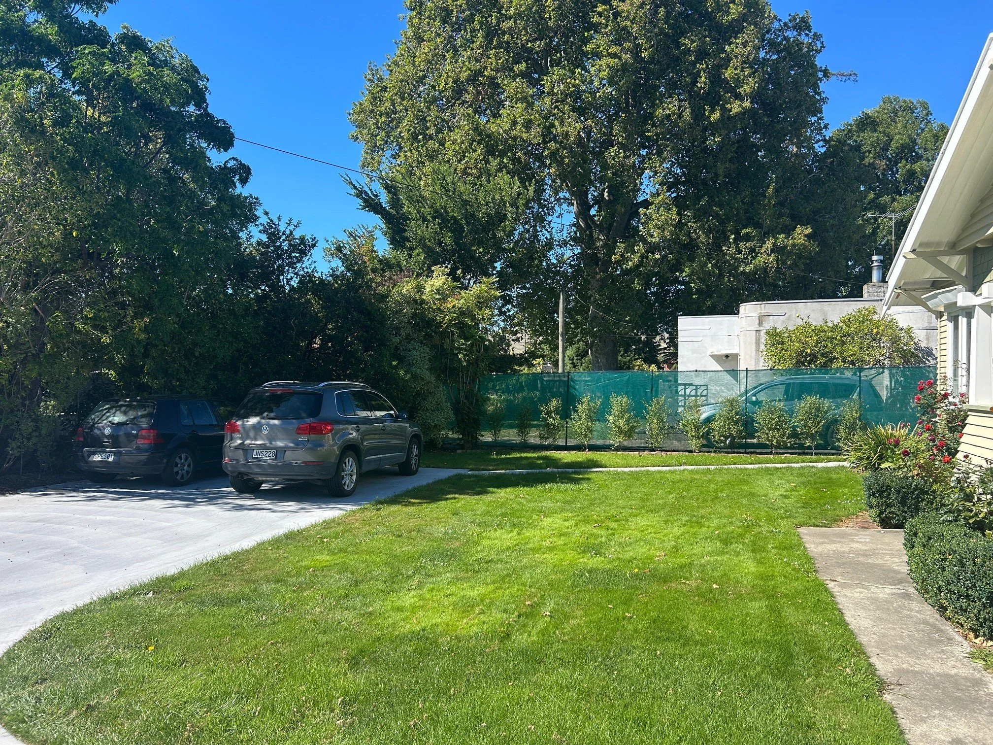 Parking for two cars only