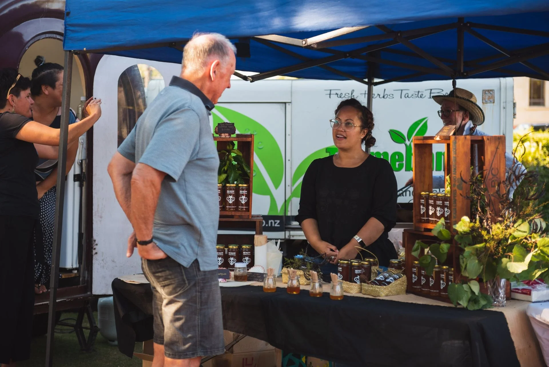 stall at farmers market