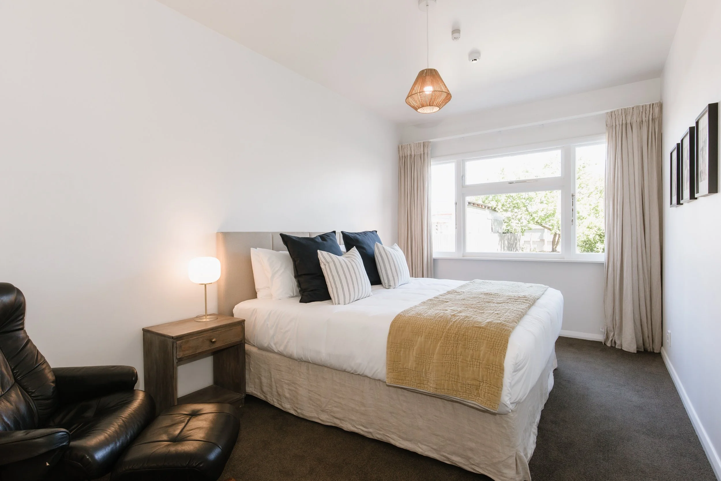 Masterbedroom interior view Tresco Apartments