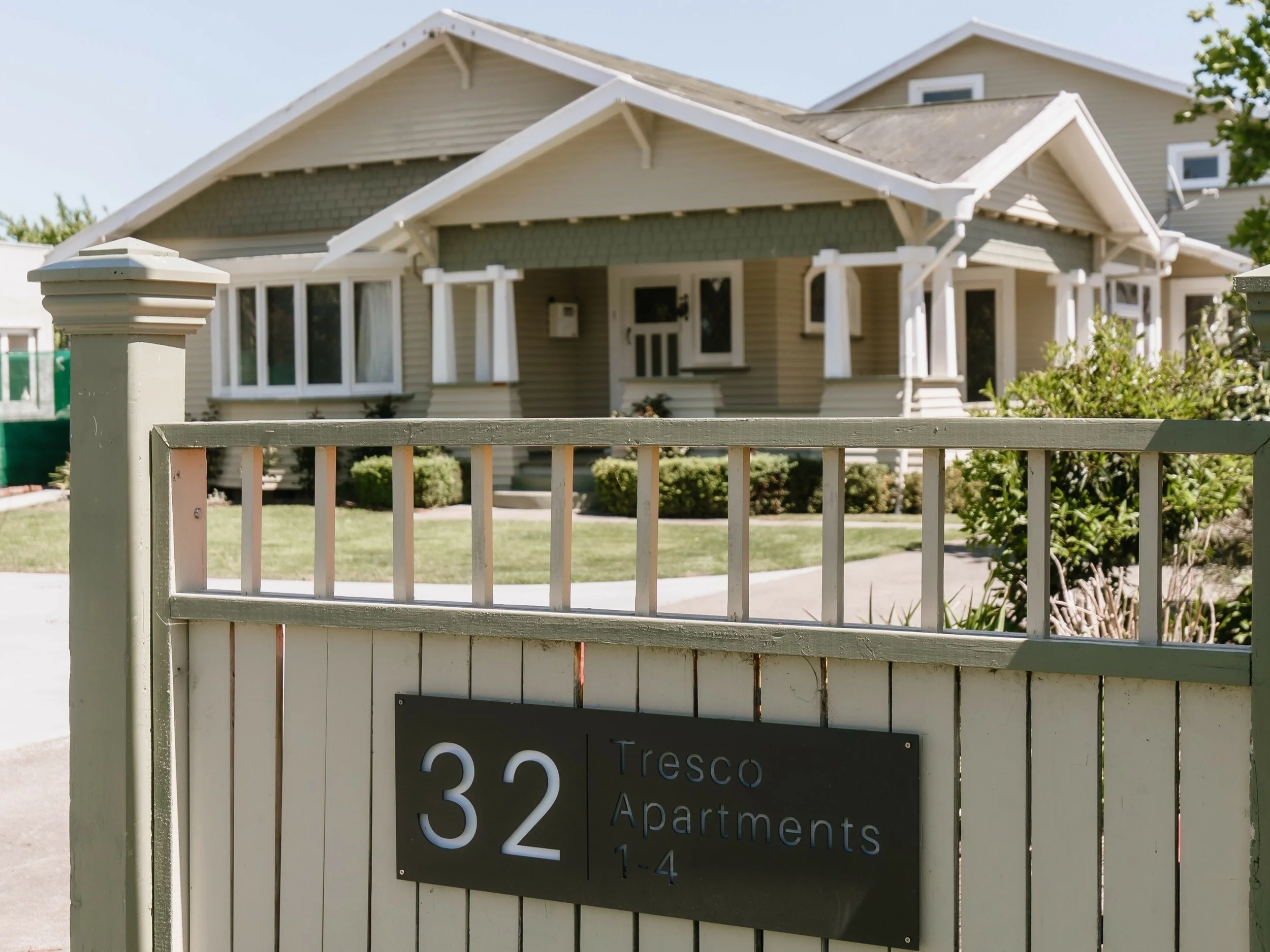 Exterior view of Tresco Apartments
