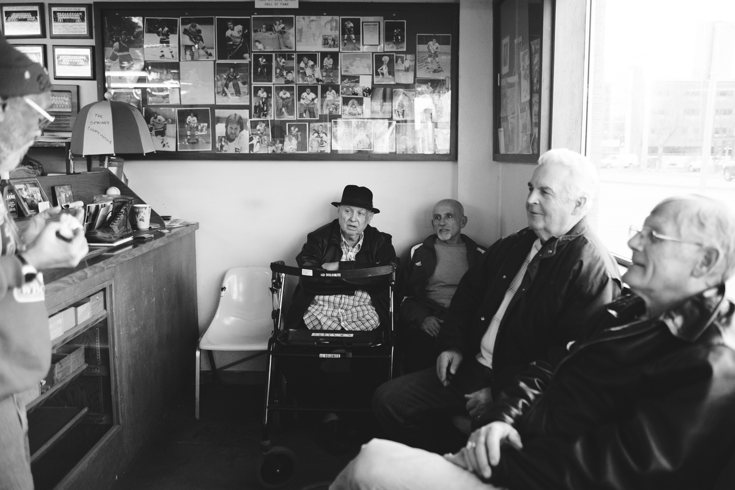 A typical morning at Park Street Shoe Repair resembles less a cobbler's workshop and more a men's-only poker night. The tiny quonset hut is owned and operated by George Fabian, the son of a Sicilian leatherworker who emigrated from Sicily to Madison's Greenbush neighborhood in 1912.