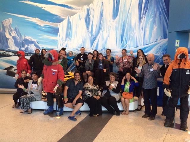 Some of the Te Pūtahitanga navigators and contract advisors at the Tetramap training
