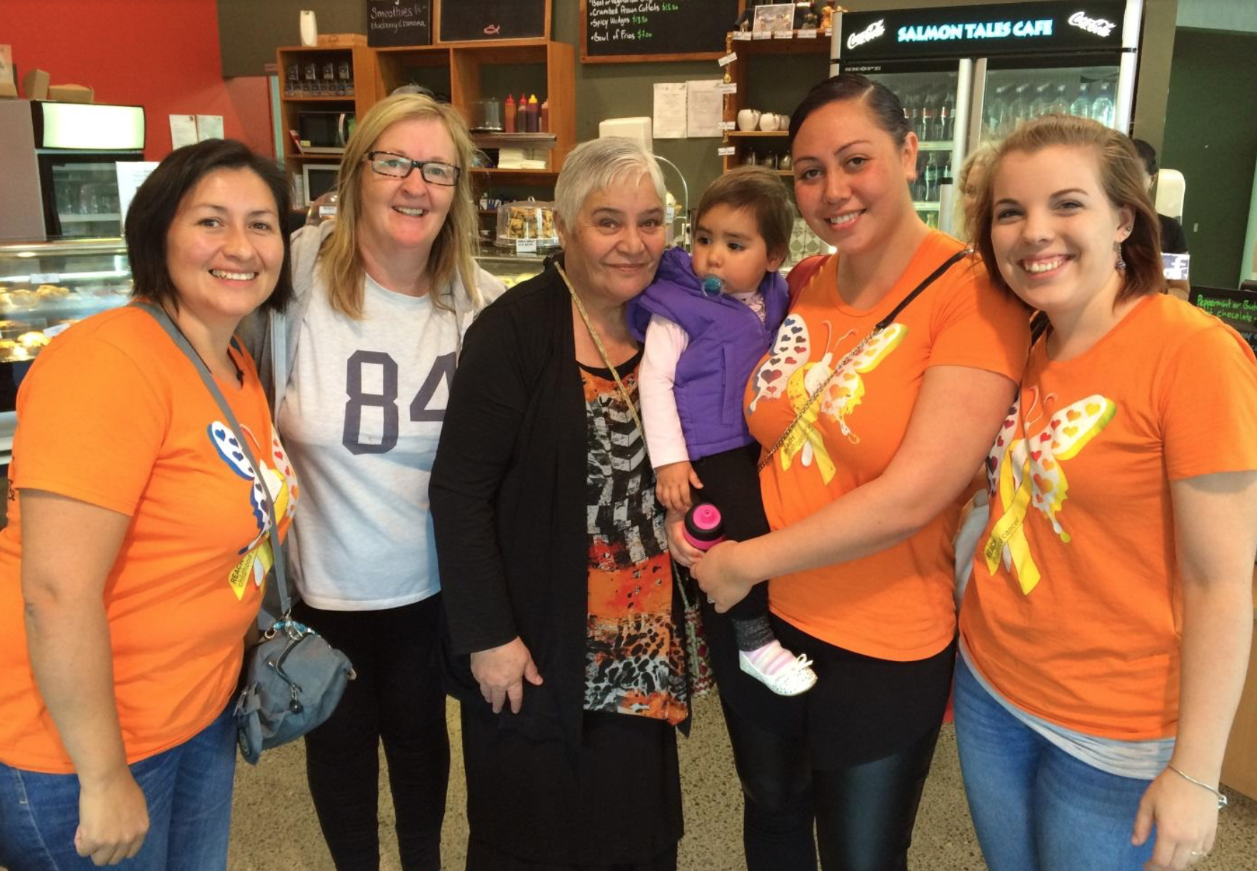 Hon Dame Tariana Turia at Rakaia with the REACH team