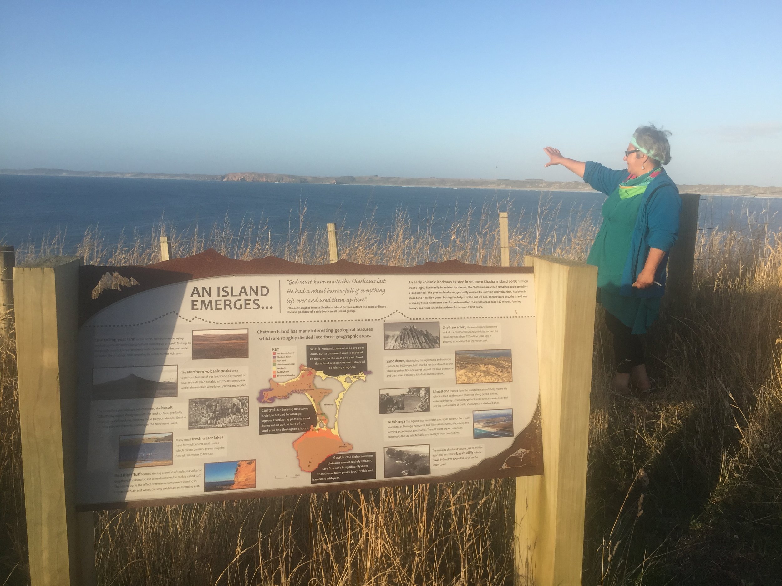 Rena May sharing her love of the landscape.