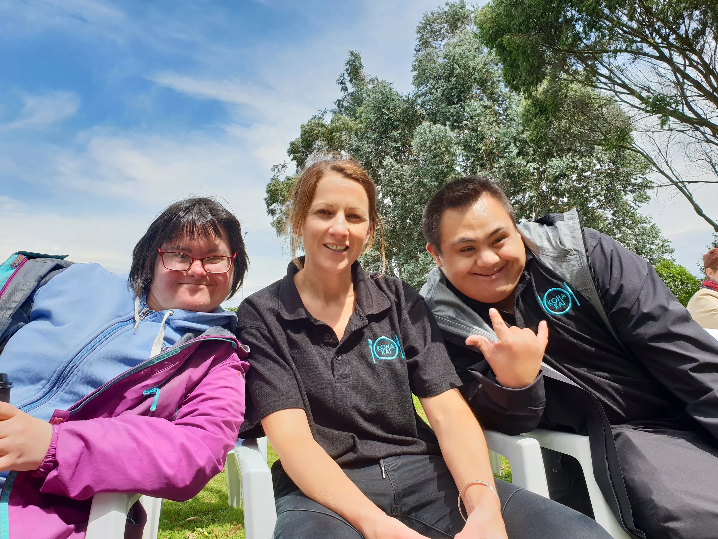 Zion and Rosie have been with Koha Kai since it started. Rebecca started working for Koha Kai in October last year.