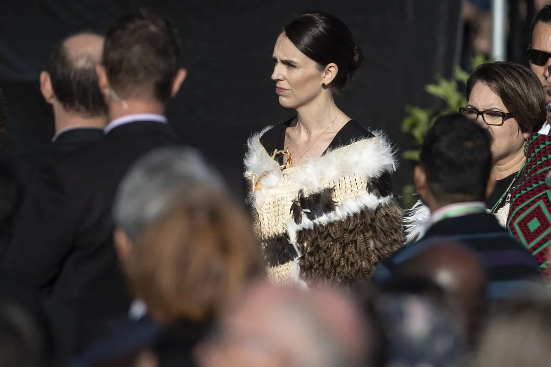 The Prime Minister Rt Hon Jacinda Ardern, alongside Ngāi Tahu Kaiwhakahaere, Lisa Tumahai