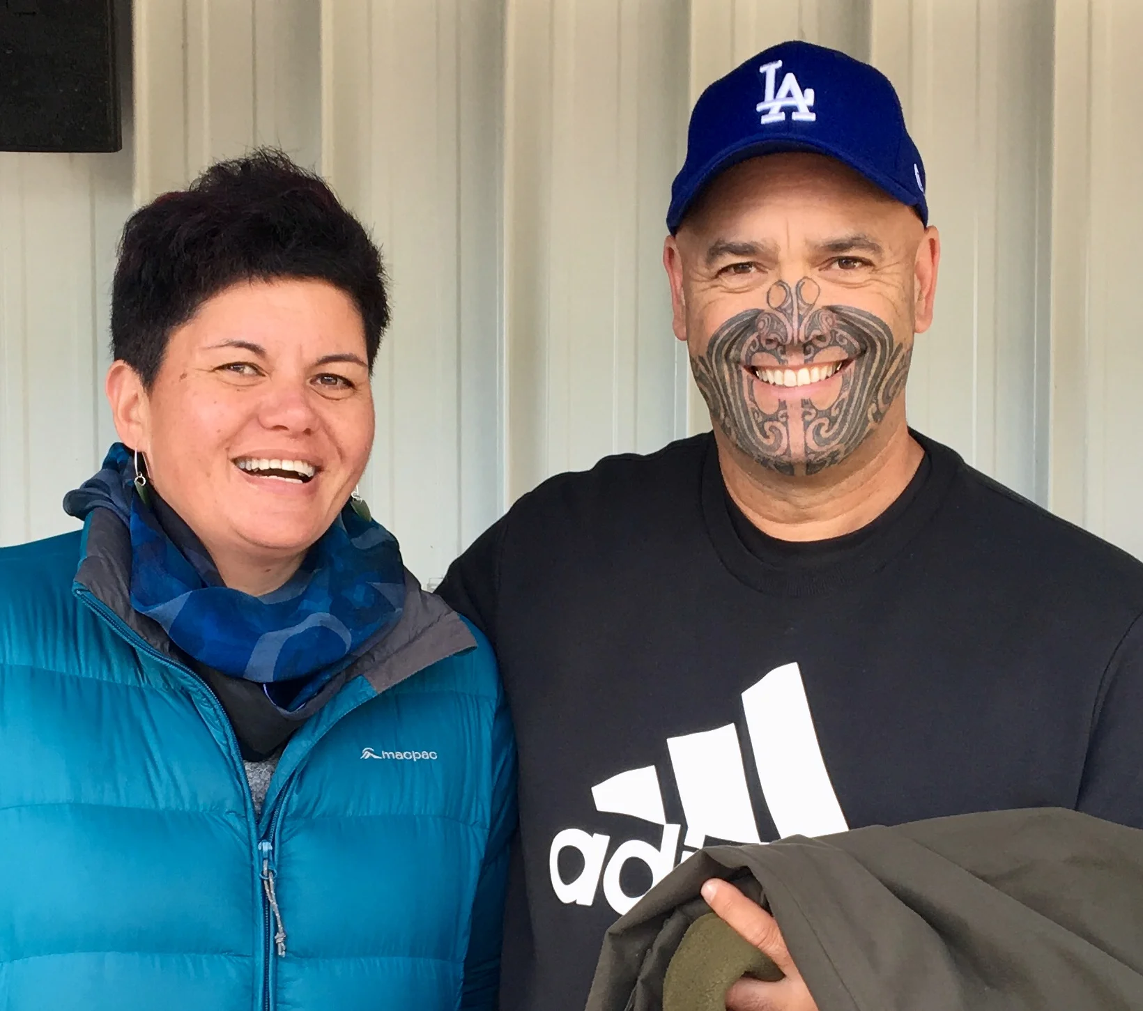 Gina-Lee Duncan with Dr Ihirangi Heke.