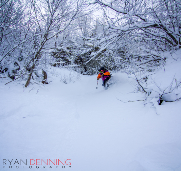 Photo: Ryan Denning (I didn't hate blowing through the fluffy stuff either)
