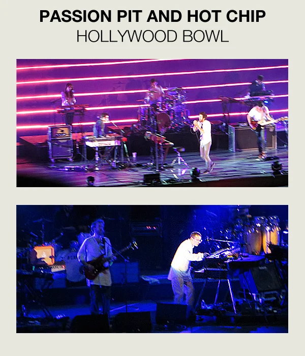 Concert Series: Passion Pit / Hot Chip at Hollywood Bowl