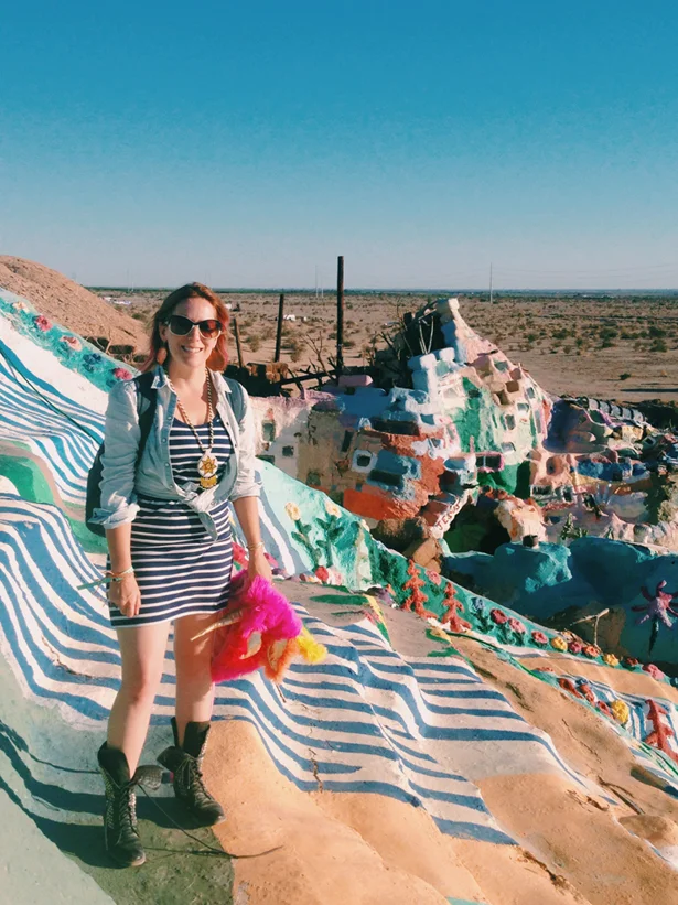 Salvation Mountain / Bourbon and Goose
