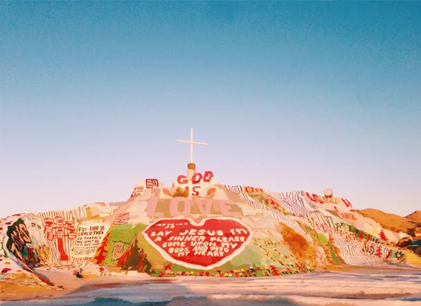 Salvation Mountain / Bourbon and Goose