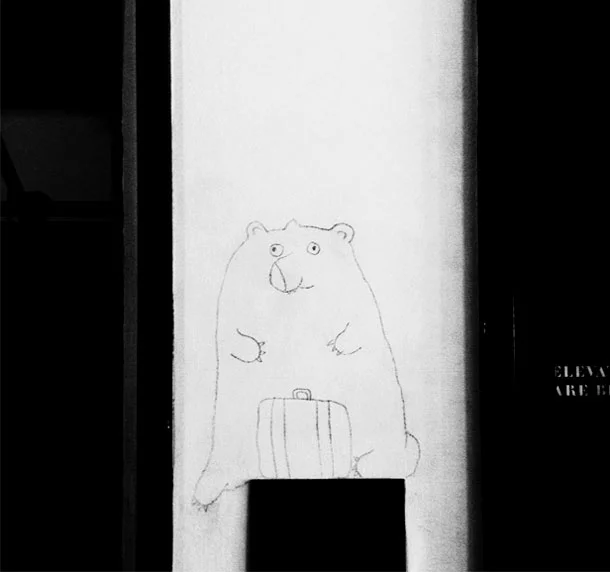 Simon and Nikolai Haas‘ wall drawings Ace Downtown Los Angeles