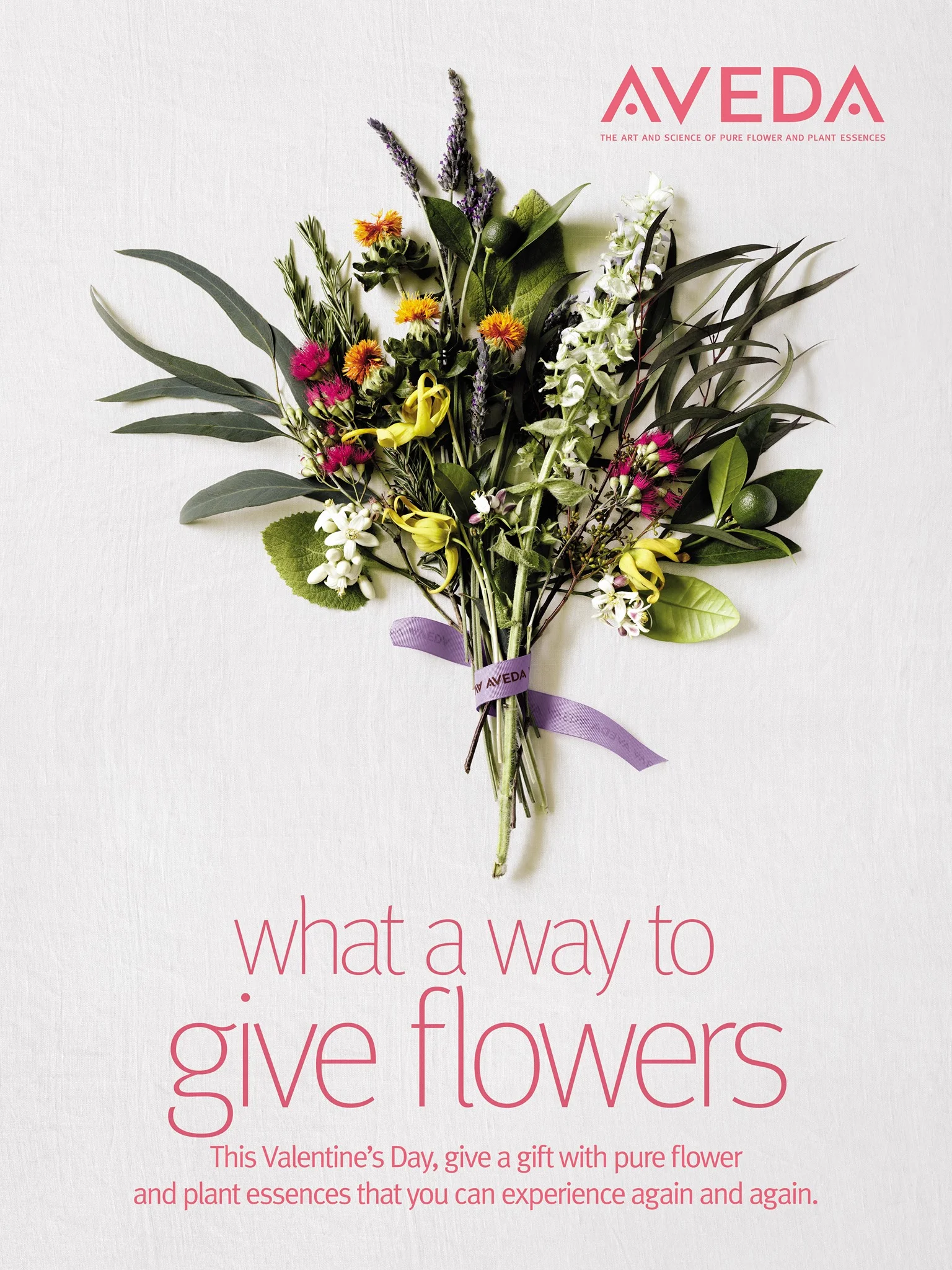 Flowers the Aveda Way This Valentine's Day