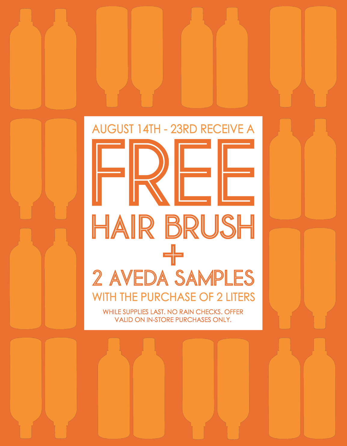 FREE Hair Brush + Aveda Samples with Purchase