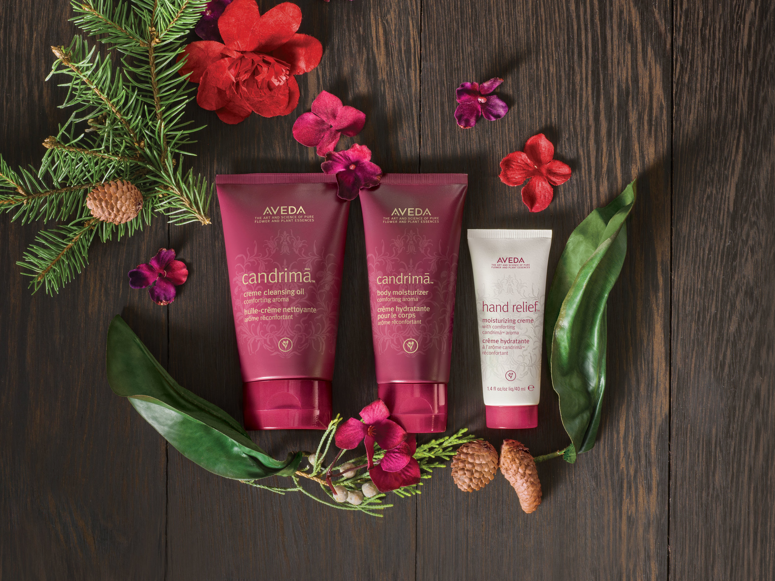 A Gift of Pure Comfort: $39.50 candrimā™creme cleansing oil, 125 ml candrimā™body moisturizer, 75 ml and relief™ moisturizing creme with candrimā™ aroma, 40 ml