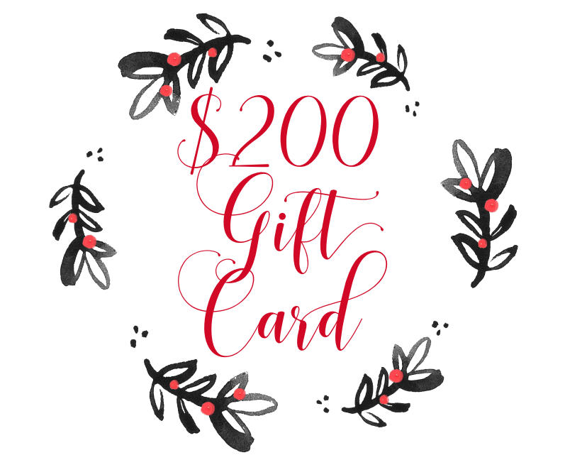 Win a $200 Gift Card!