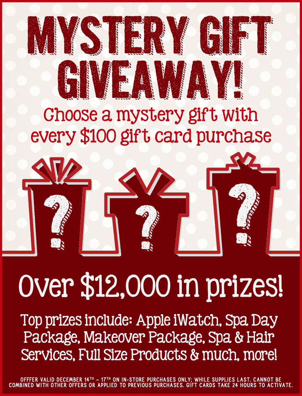 Mystery Gift Giveaway!