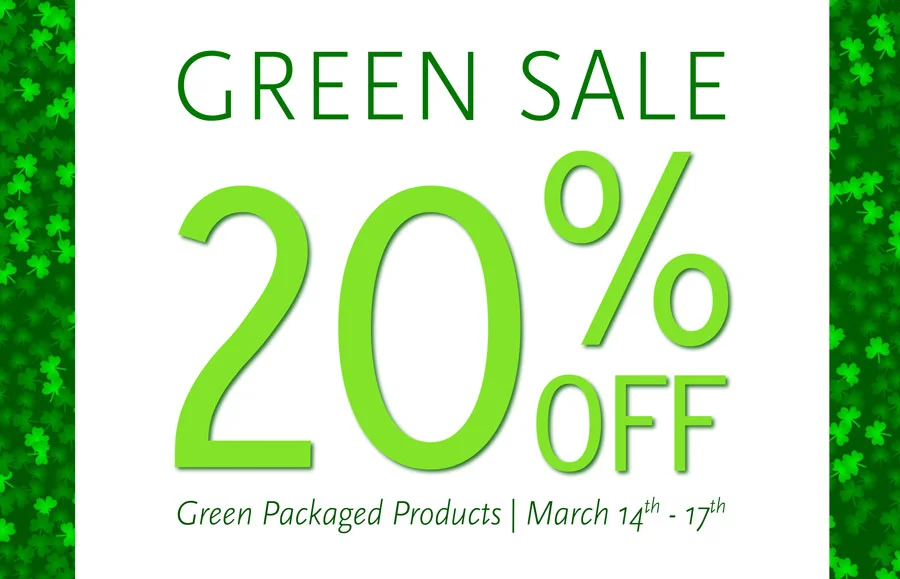 Green Sale at Ladies &amp; Gentlemen, Now Through March 17!