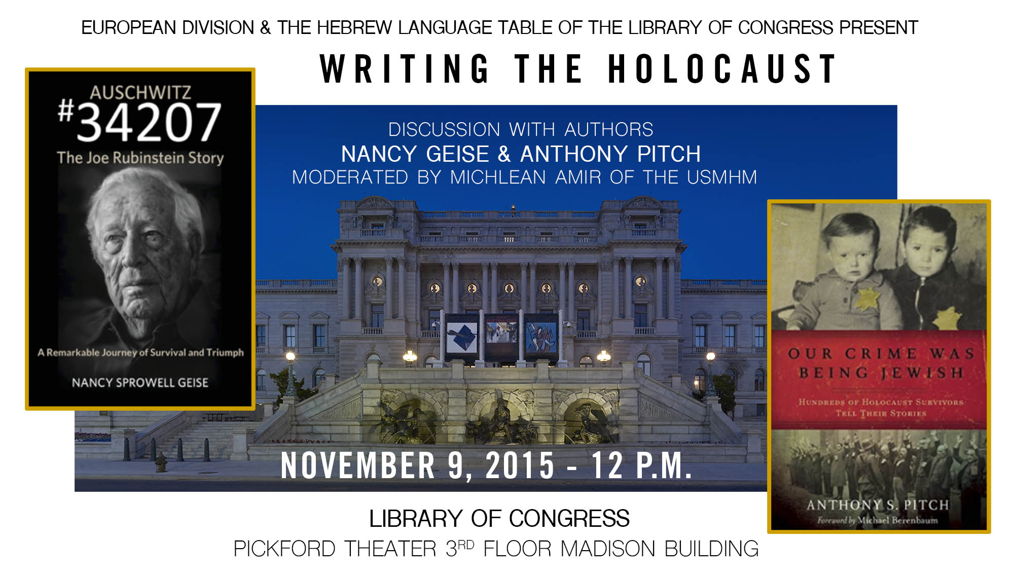 So honored to share Joe's story at the U.S. Library of Congress in Washington, D.C.