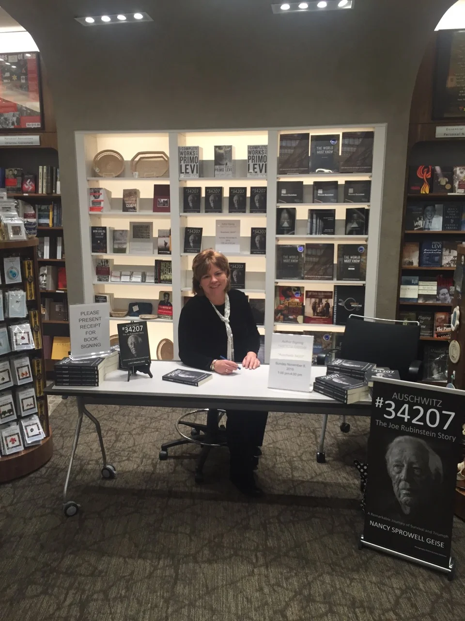 Book Signing at United States Holocaust Memorial Museum, Washington, D.C. (2015)
