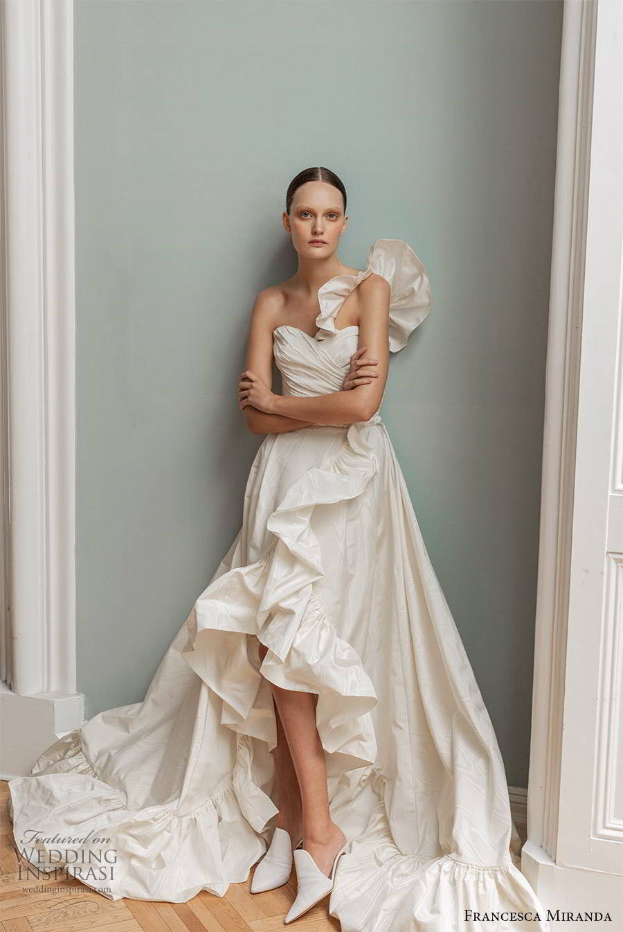 francesca-miranda-spring-2020-bridal-one-shoulder-ruffle-straps-sweetheart-neckline-pleated-bodice-a-line-ball-gown-wedding-dress-high-low-skirt-modern-romantic-3-mv.jpg