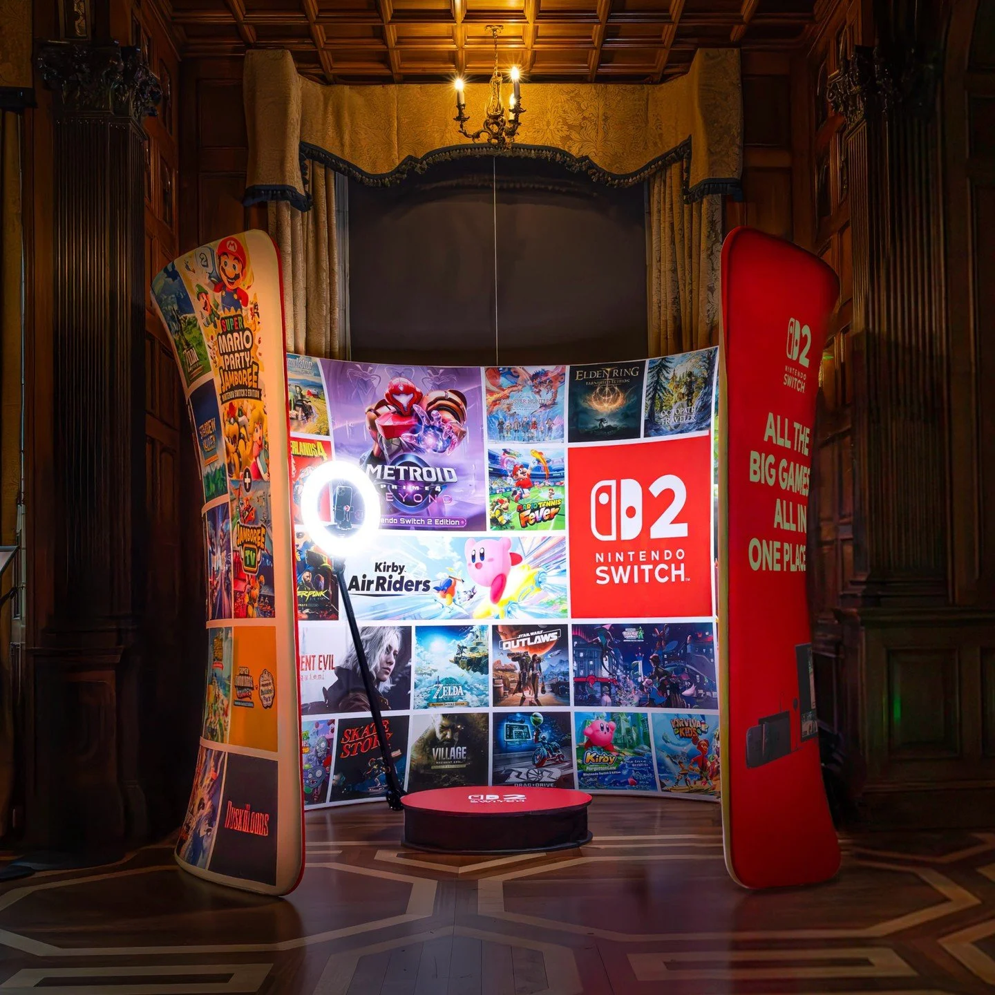 High-energy gaming meets historic charm at @twotempleplaceevents!

Our 360 Photo Booth was in the center of the action for the Nintendo Switch 2 gaming meetup. Featuring a Branded Platform and a Double-Sided Branded Backdrop, we created an immersive 