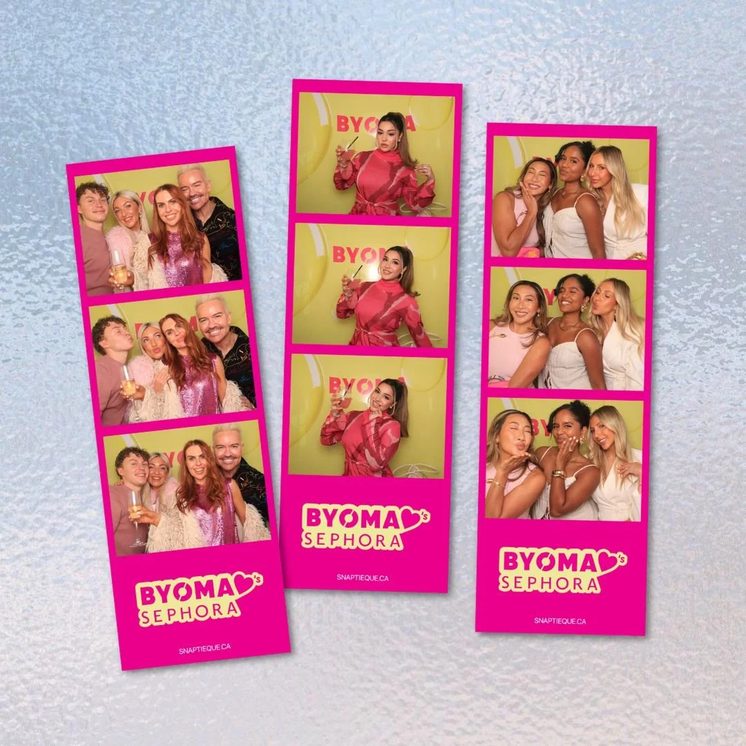 The prints speak for themselves! ✨

High-quality keepsakes for an unforgettable night with @byoma and @sephoracanada.

#brandactivation #byoma #sephoracanada #classicphotobooth #photobooth