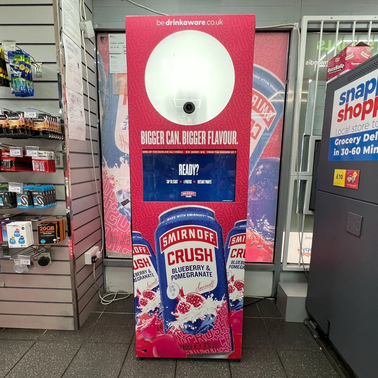 Our Compact Photo Booth in action for the @smirnoffgb takeover at @elthamlondis, complete with a Branded Wrap and Branded UI Screens for instant, high-quality photo moments! ✨

#compactphotobooth #smirnoff #brandactivation #photobooth #photoboothhire