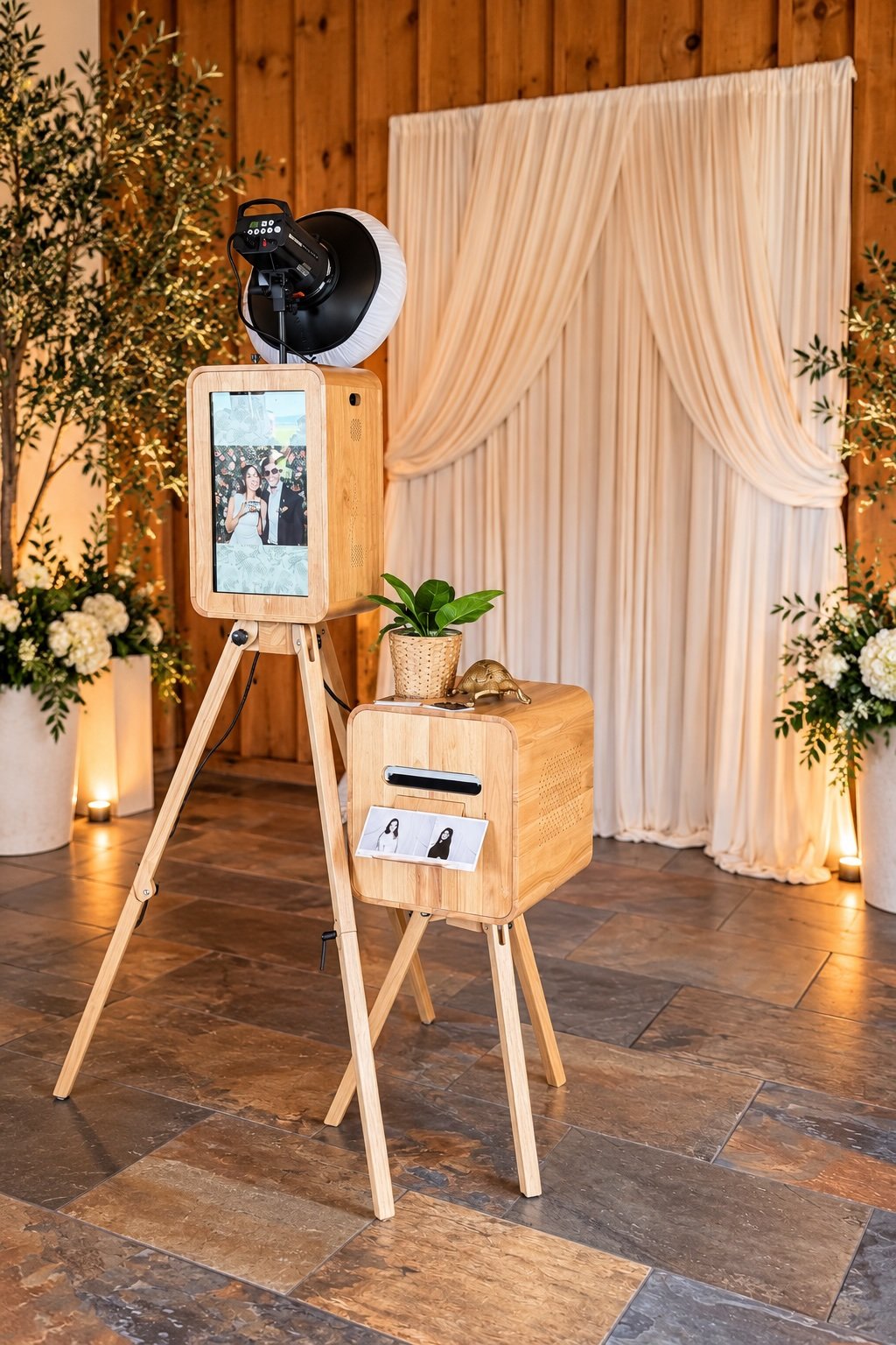 Vintage open-air photo booth rental for weddings and events in Toronto